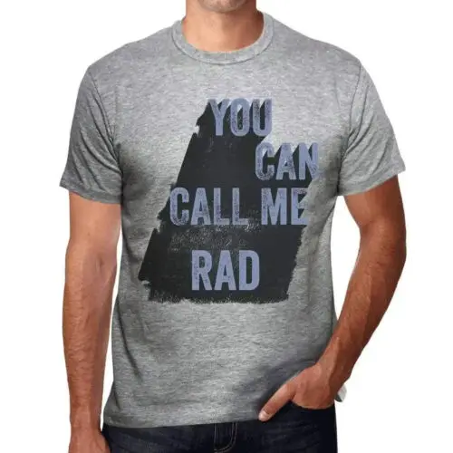 Men's Graphic T-Shirt You Can Call Me Rad Eco-Friendly Limited Edition