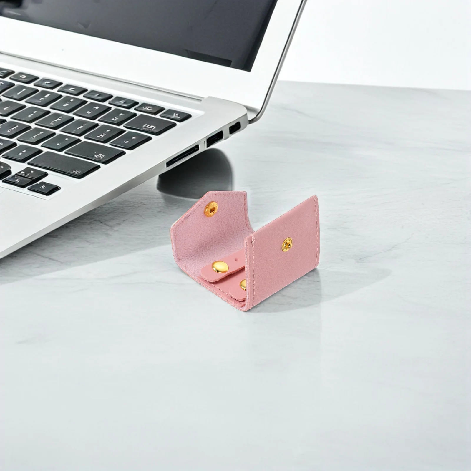 

Небольшой дорожный органайзер для ювелирных изделий, складная сумка для ювелирных изделий из искусственной кожи, портативная сумка на кнопках, ожерелье, серьги, кольца для хранения