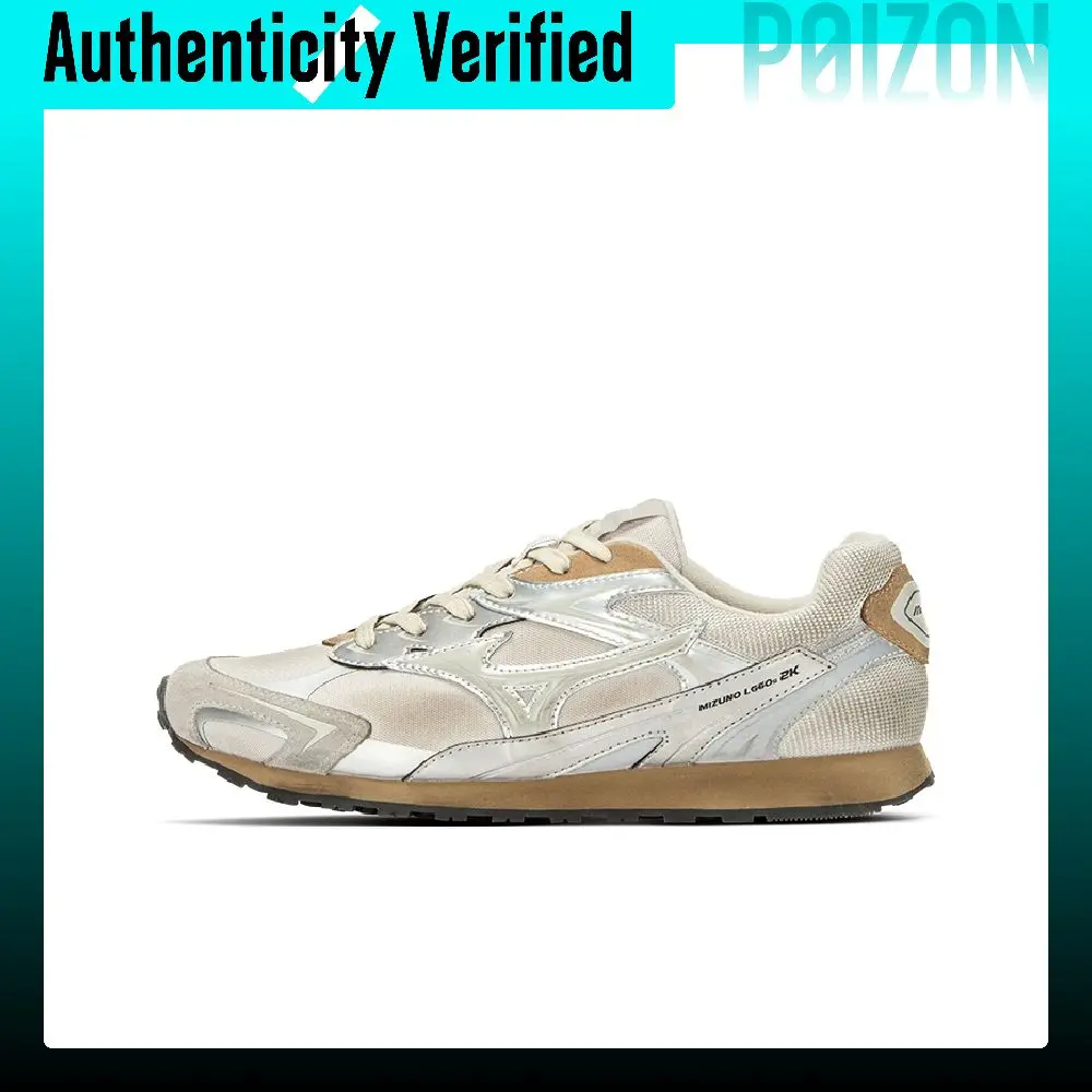 Mizuno LG 60S Low top Casual Shoes Unisex Light Gray D1GH242101