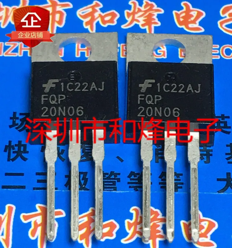 10Pcs Fqp20N06 To-2…