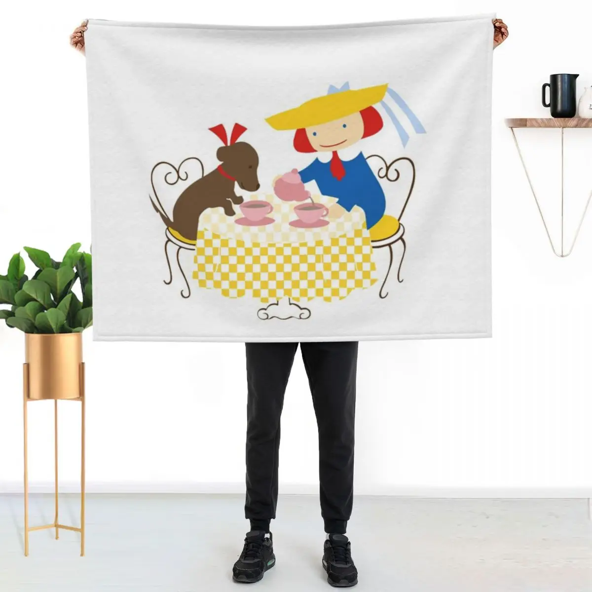 Madeline Fogg andGenevieve Throw Blanket valentine gift ideas Soft Big Plaid on the sofa Travel Luxury Giant Sofa Blankets
