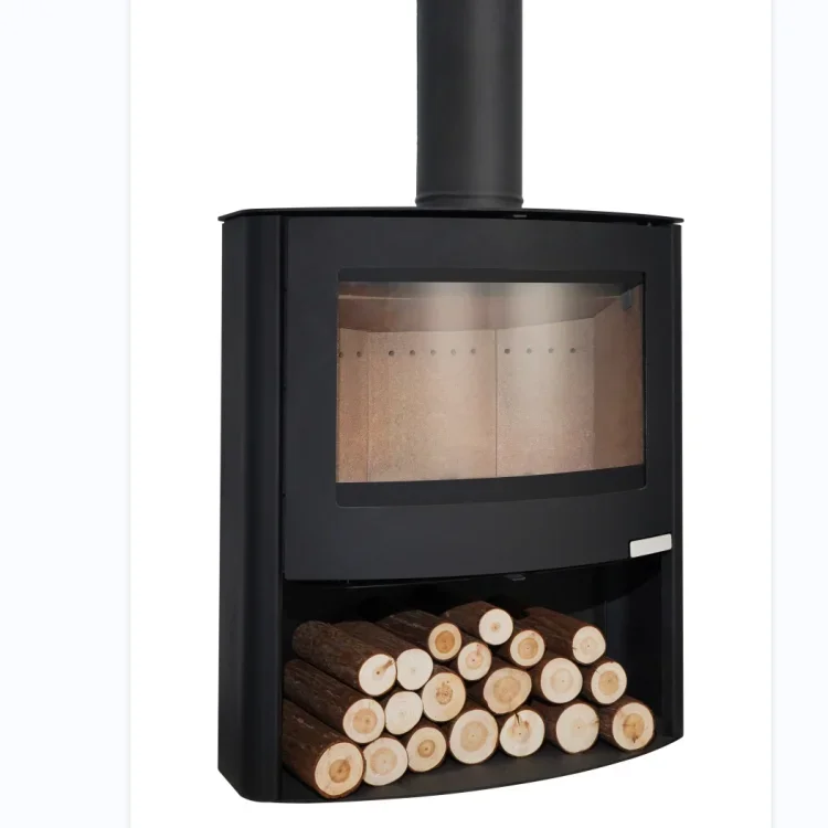 YYHC-Modern ECO Design Luxury Indoor Wood Burning Fireplaces Freestanding Steel Stoves without Remote Control