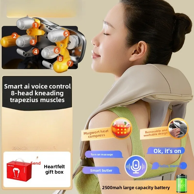 

Cervical Massage Instrument Shoulder and Neck Massager Neck Protector Massage Shawl Shoulder
