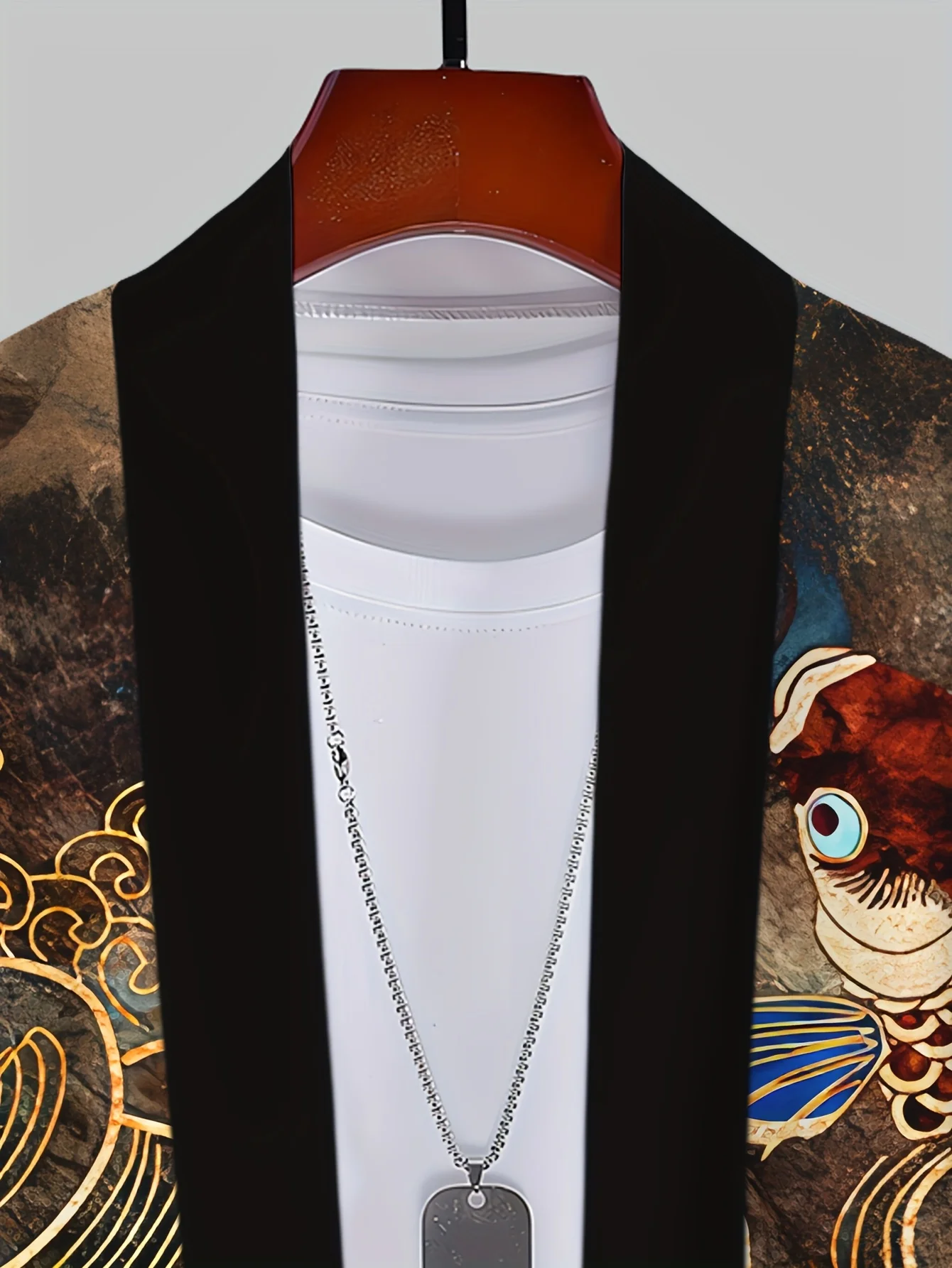 2026 Summer Men's Kimono 3D Printed Design Breathable Lightweight Casual Fashion Outdoor Street Men's Clothing