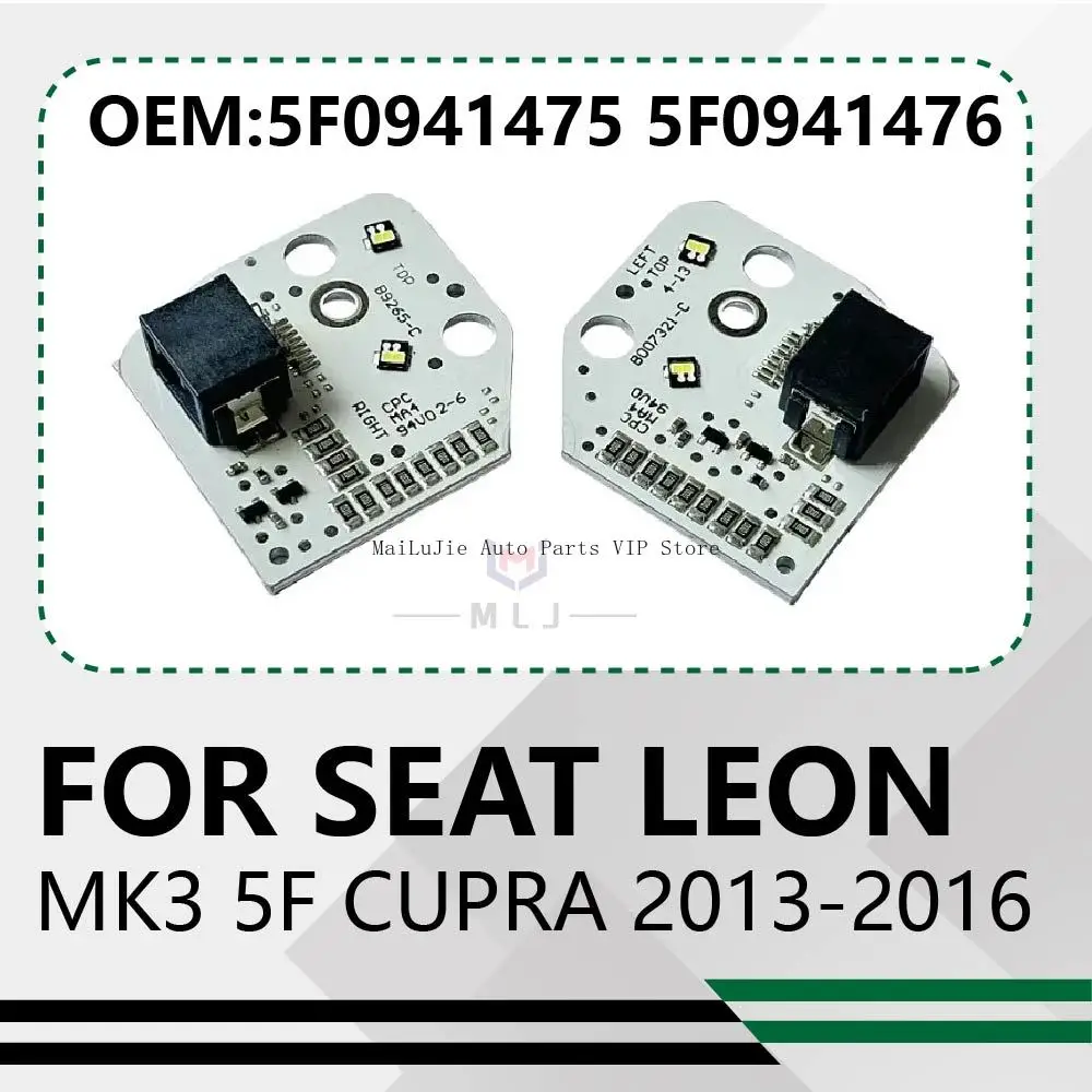 

Suitable for 2013-2016 SEAT Leon white headlight daytime running light chips LED headlight source chips ballast circuit boards.