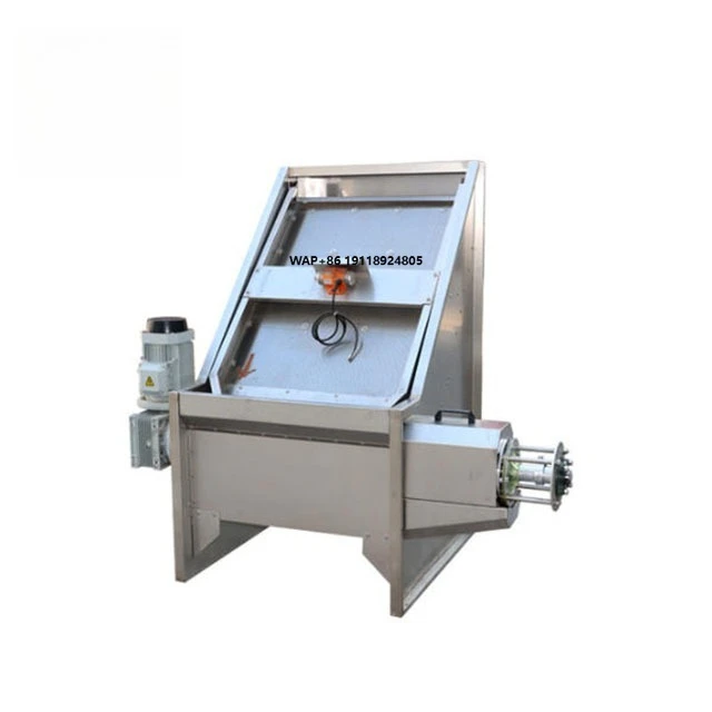 Animal Manure Dewatering Dryer Machine Farm Equipment Inclined Screen Type Solid-Liquid Dry-Wet Separator Engine Pump Bearing