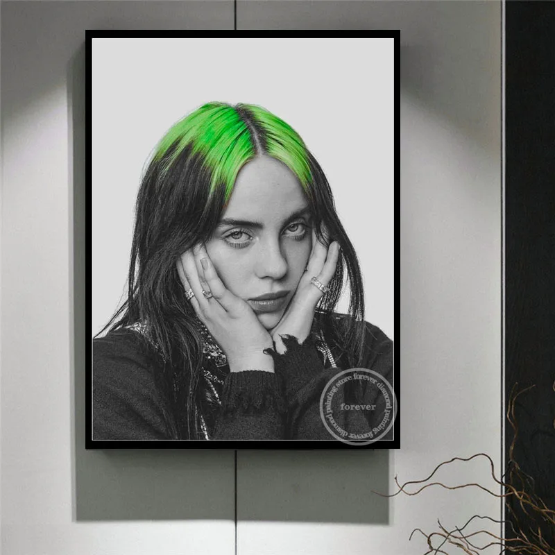 Diy Full Drill B-Billie Diamond Painting Embroidery Pop Music Singer Diamond Mosaic Beads Gift For Bar Living Room Fans Decor