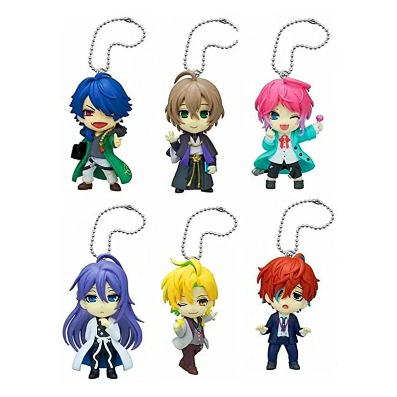 Anime Hypnosis Microphone Gacha Jiro Saburo Yamada Ichiro Pendant Doll Model Action Figure Unisex Ornaments Toy