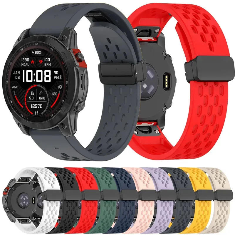 20 22 26mm For Garmin Strap watch Fenix 6/6X/6XPro/7/7X/5//5s/5X/5XPlus/3 Quick Fit Silicone Smartwatch Forerunner 945 Wristband
