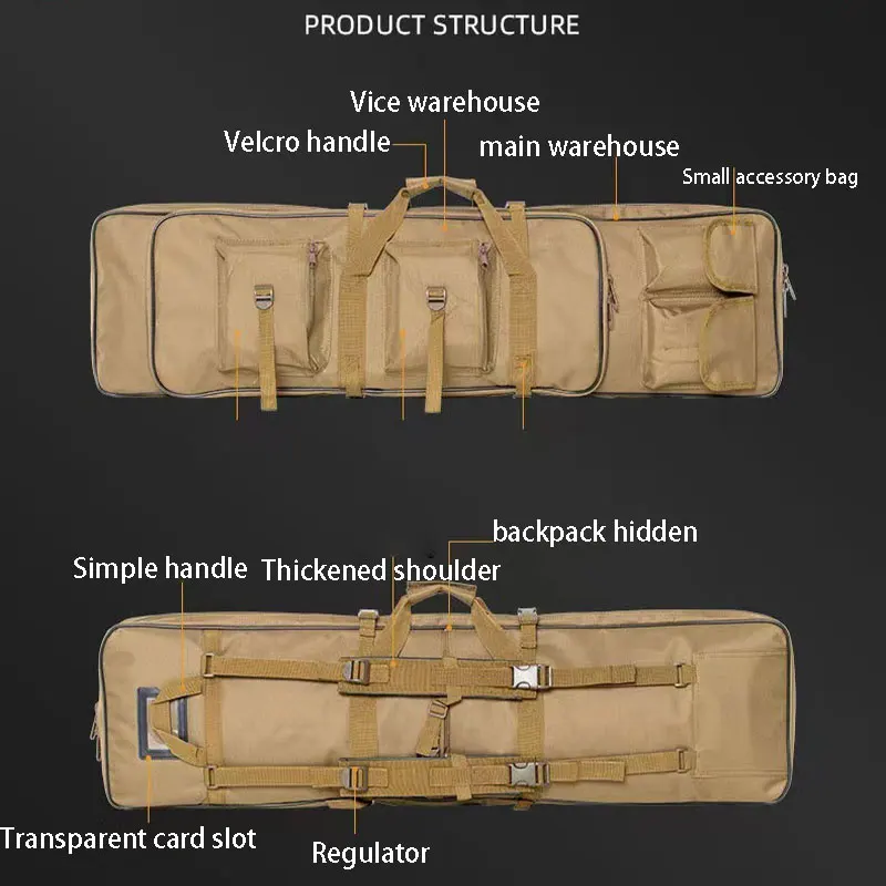 Mochila táctica de nailon multiusos para caza y pesca - imagen 3