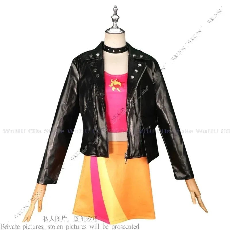 DY20My Cos فتاة صغيرة امرأة المهر تأثيري حلي شعر مستعار الغروب دور اللعب لامع كوميك كون هالوين حفلة Oneesan أنيمي مجموعة معطف