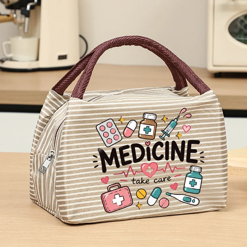 Women's Handbag Features a Reinforced Webbing Handle for Durability and Easy Fabric Care. Compact and Portable