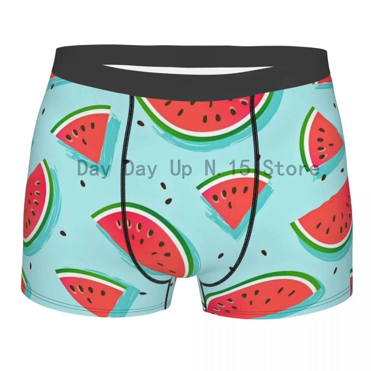 

Watermelon Pattern Underpants Breathbale Panties Men's Underwear Comfortable Shorts Boxer Briefs