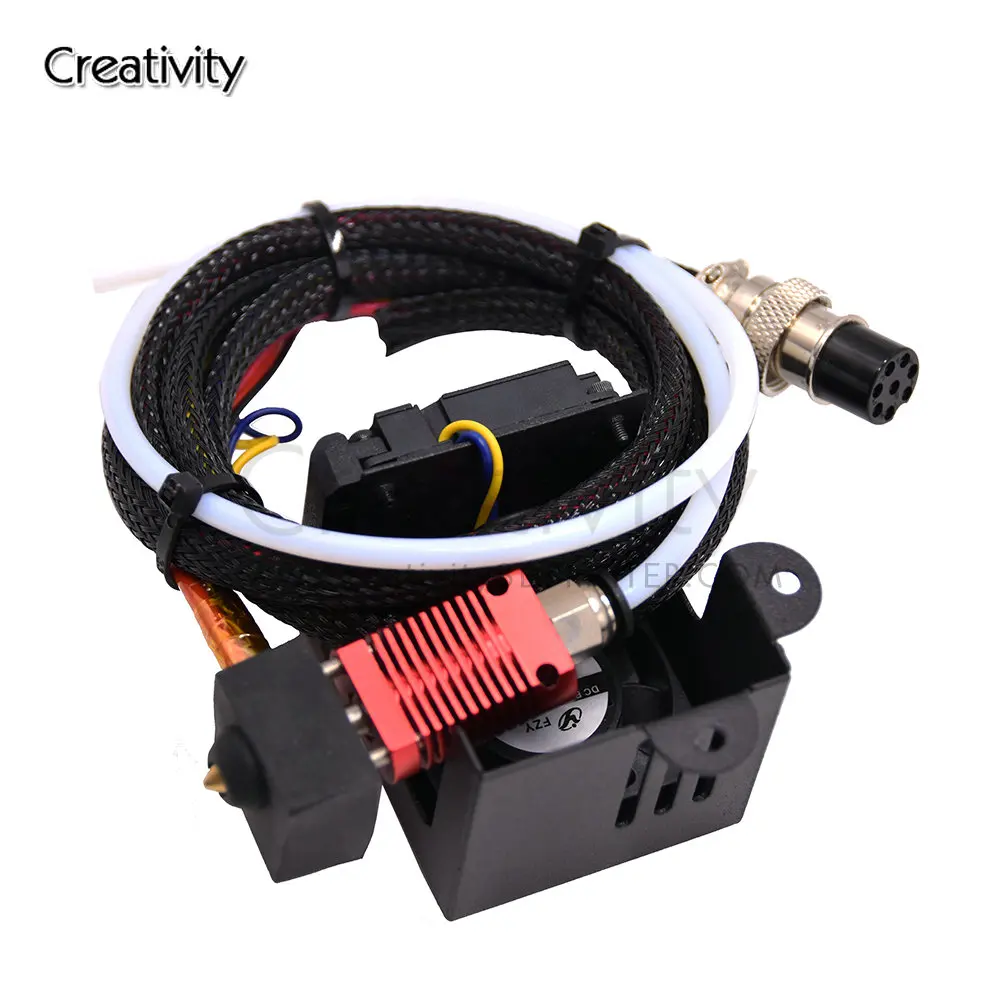 CR10/Ender 3/Ender 5 /Ender3V2 3D Printer Full Hotend Kit With 0.4 Nozzle Heating Block 4010 Fan Hotend Ender3/CR10 Fan Kit