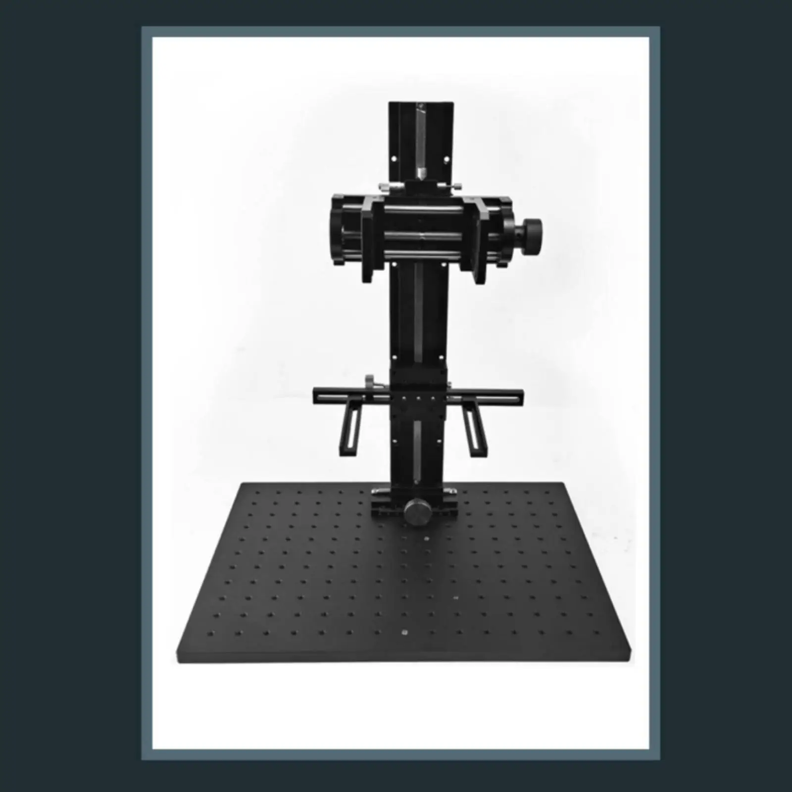 Manual Linear Slide Stage for Lab Positioning Equipment Aluminum Brass Build Engraved Scale Fine Adjustment Handwheel