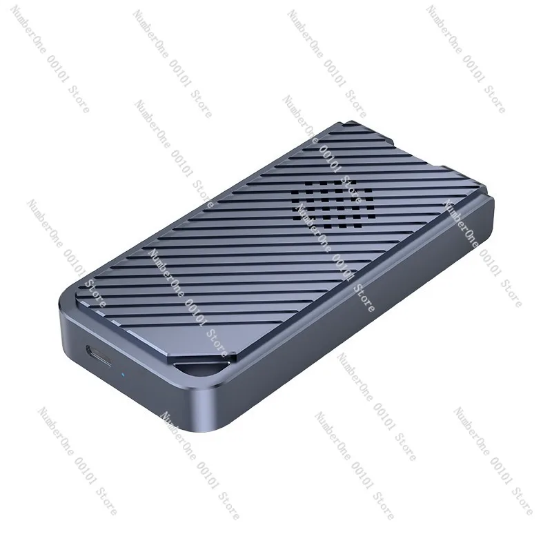Aluminum alloy external M.2 solid-state drive enclosure with Type-C interface,portable mobile SSD case providing safe data
