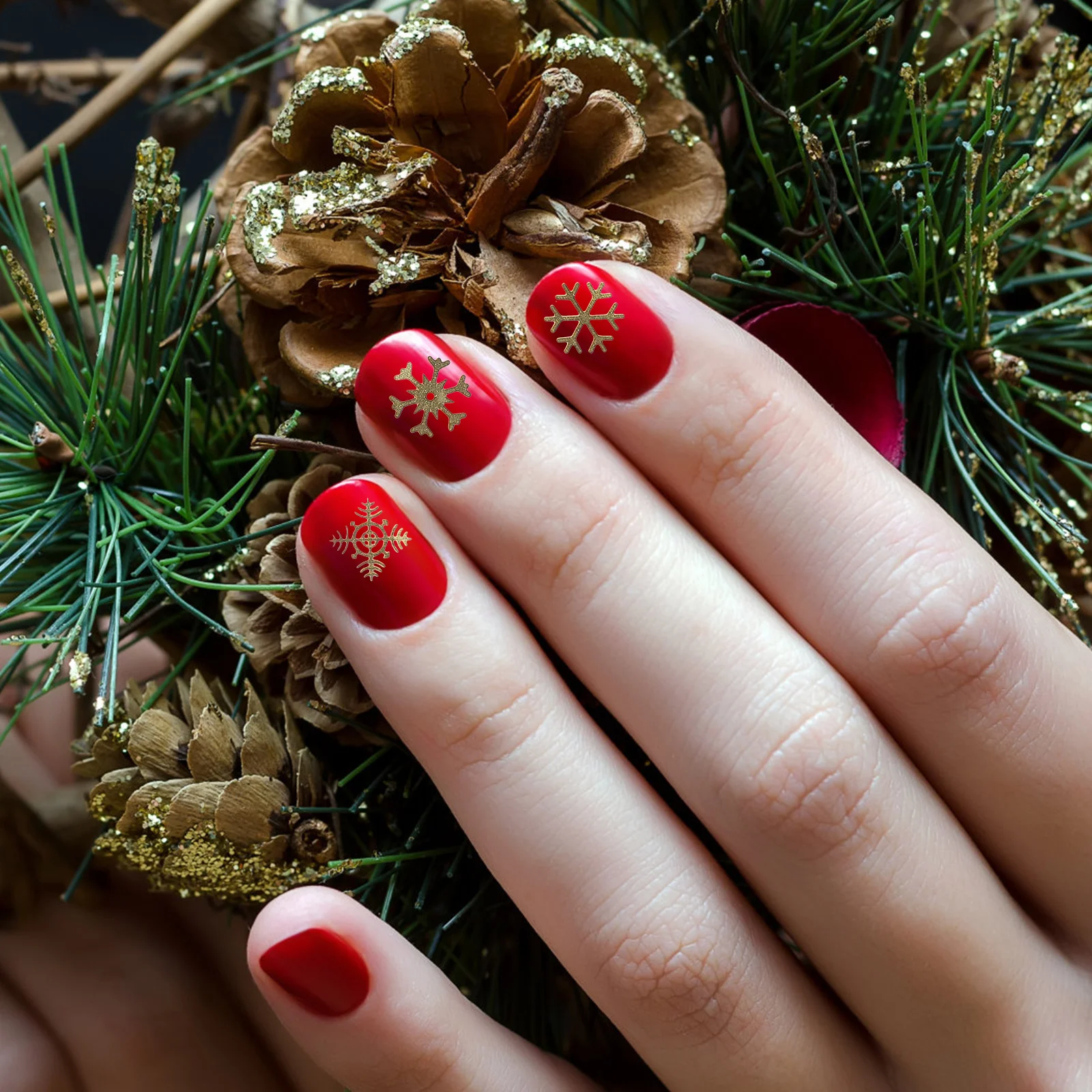 

Christmas Nail Glitter Sequins 3 Boxes Shining Flakes Art Decoration DIY Crafts Nail Art Glitter Sequins DIY Manicure Ornament