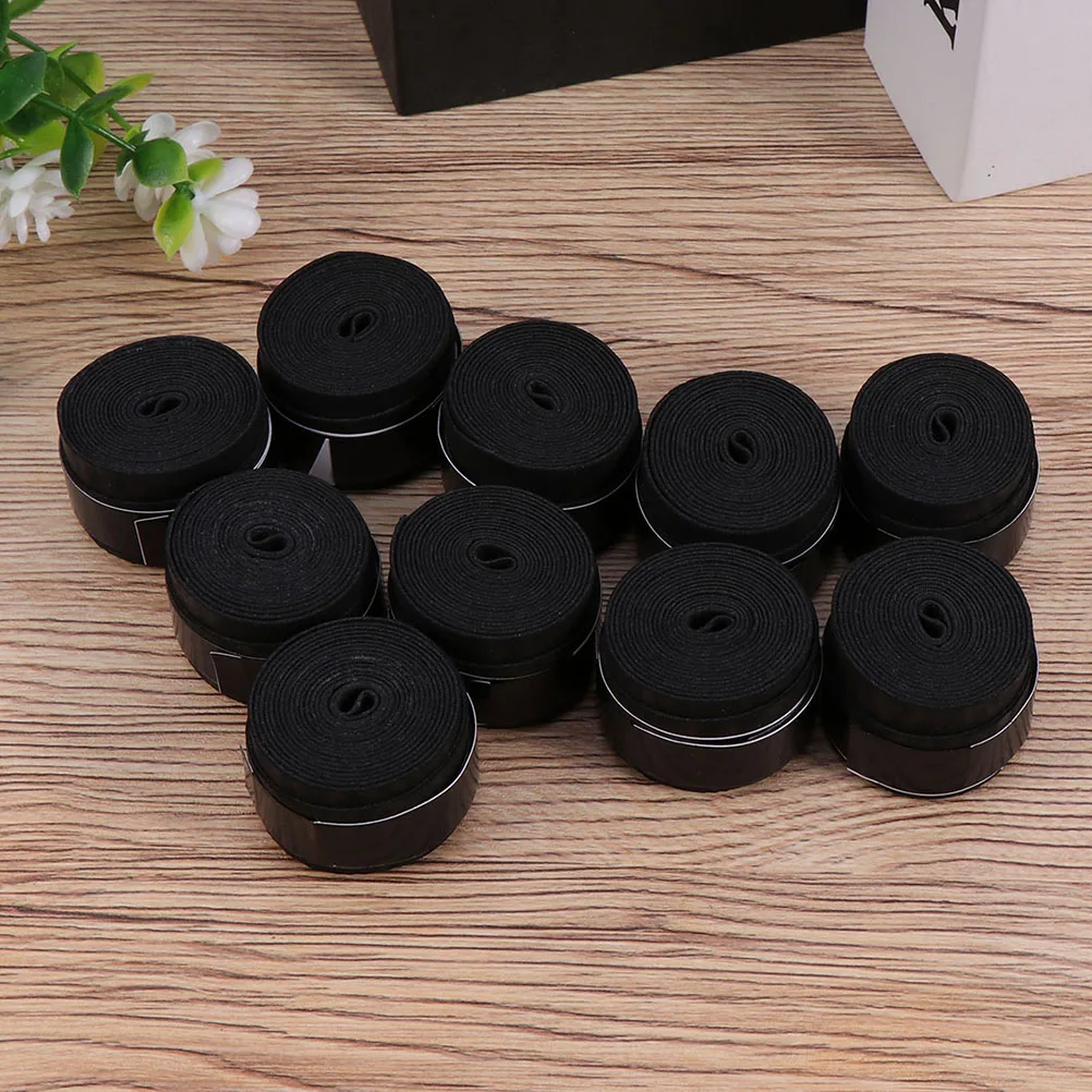 

12 Pcs Racket Grip Tape Anti slip Tennis Overgrips Sweatb Badminton Fishing Rod Moisture Removal Long Life Comfortable H Feeling