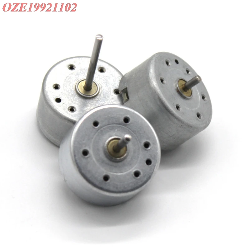 300 Motor(No Wire) Long Shaft Motor 3V Micro DC Solar Motor 2mm Shaft Diameter Motor 12.2mm x 24mm