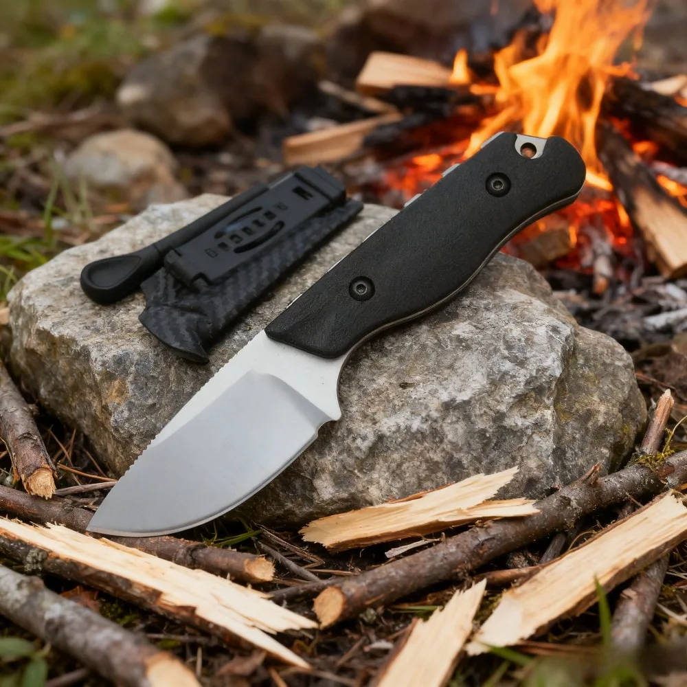 2025 EDC التخييم شفرة مثبتة سكين 8Cr13Mov بليد G10 مقبض في الهواء الطلق بقاء السكاكين التكتيكية سكين مستقيم