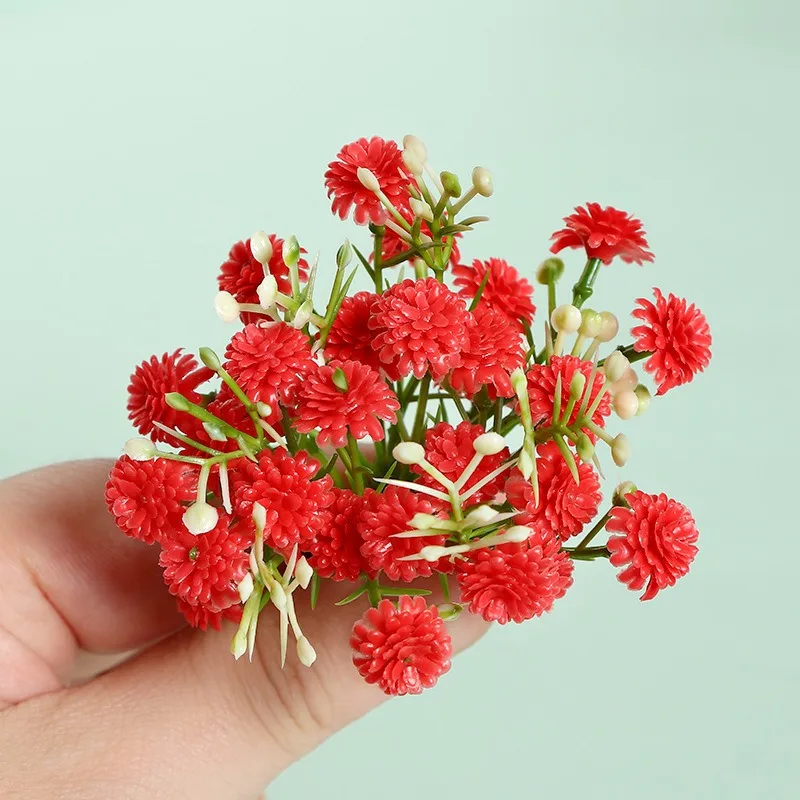 20/40Pcs Künstliche Blumen 8CM Gefälschte Blume Für Wohnkultur Hochzeit Ehe Dekorationen Ornamente Handwerk Geschenk Girlande zubehör – Detail 9