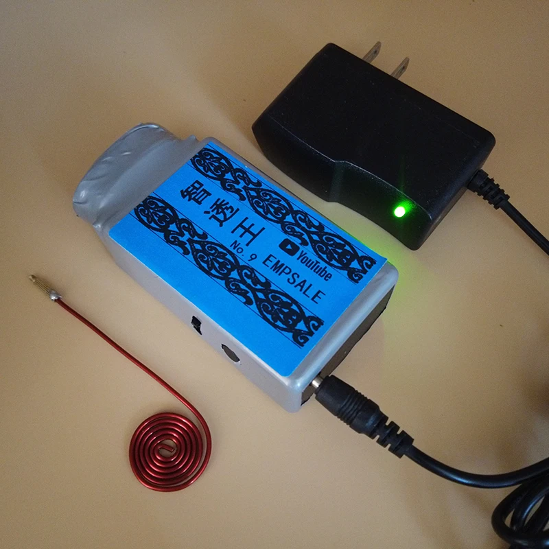 High Frequency Electromagnetic Waves Emp Pulse Generator with Charger Coin Machine Game LAMP