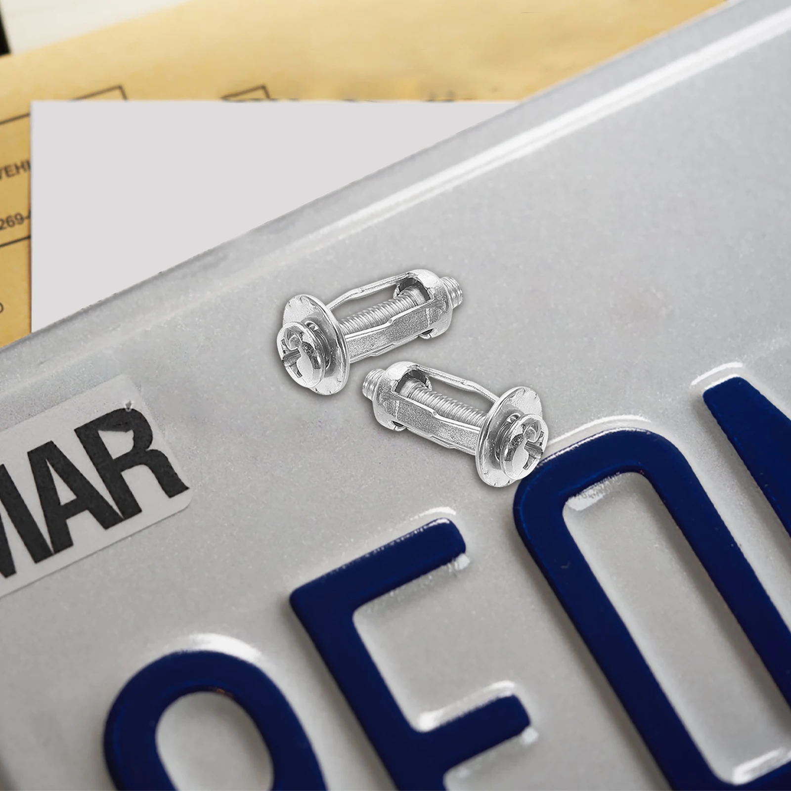 

Petal Nut Expansion Screw Hollow Wall Anchor Rivet for Car License Plate Truck Nuts Steel Threaded Inserts Aluminum Slot