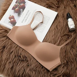 A B Cup Women Bra Push Up Underwear Wireless Bras Small Bust Bra Female Seamless Brassiere 32-38 Lingerie Seamless No Steel