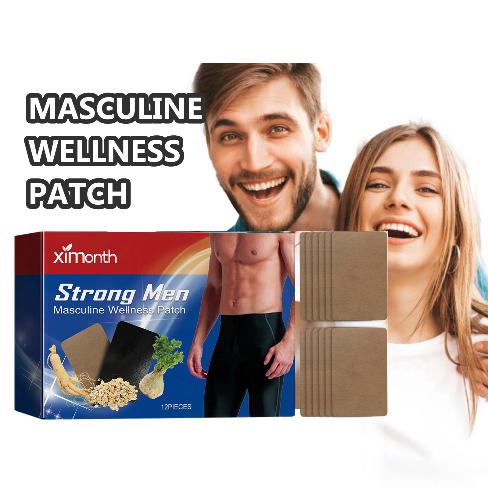 Prostatitis Prostate Treatment Patch Last Erection Improving Sexual Function Prolong Sex Time Man Urological Kidney Care Sticker