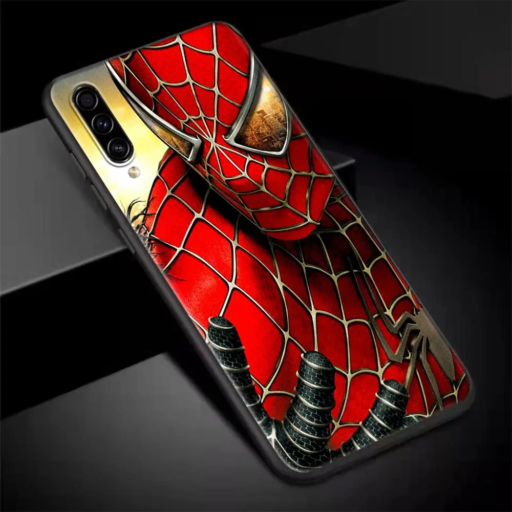 Marvel Phone Case For Samsung Galaxy A30s A10e A40 A50 S A60 A70 A80 A7 A9 2018 Soft Coque Fundas Cover Spider-Man Miles Morales