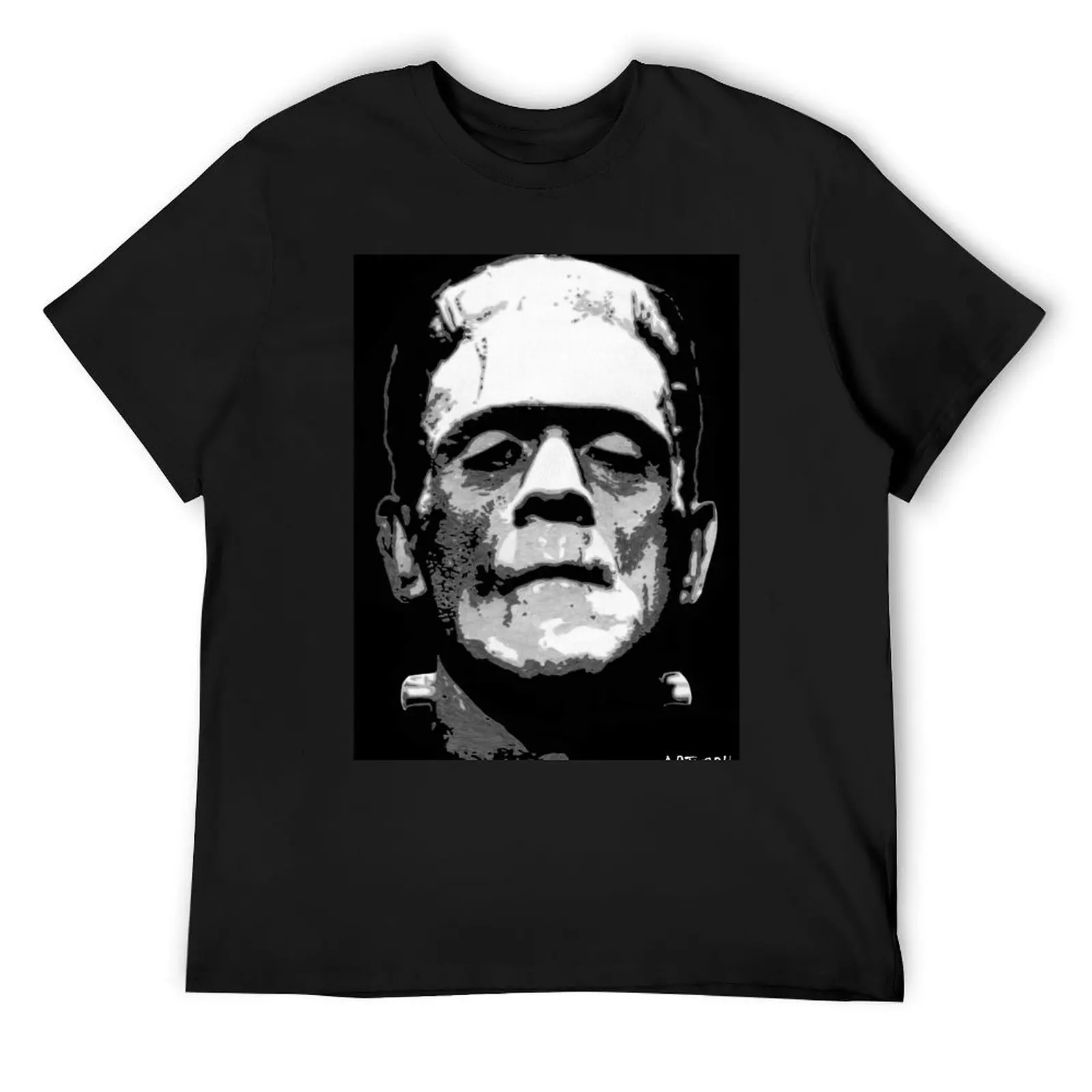 

Frankenstein T-Shirt T-shirts man summer top affliction shirts basketball graphic tees mens clothing