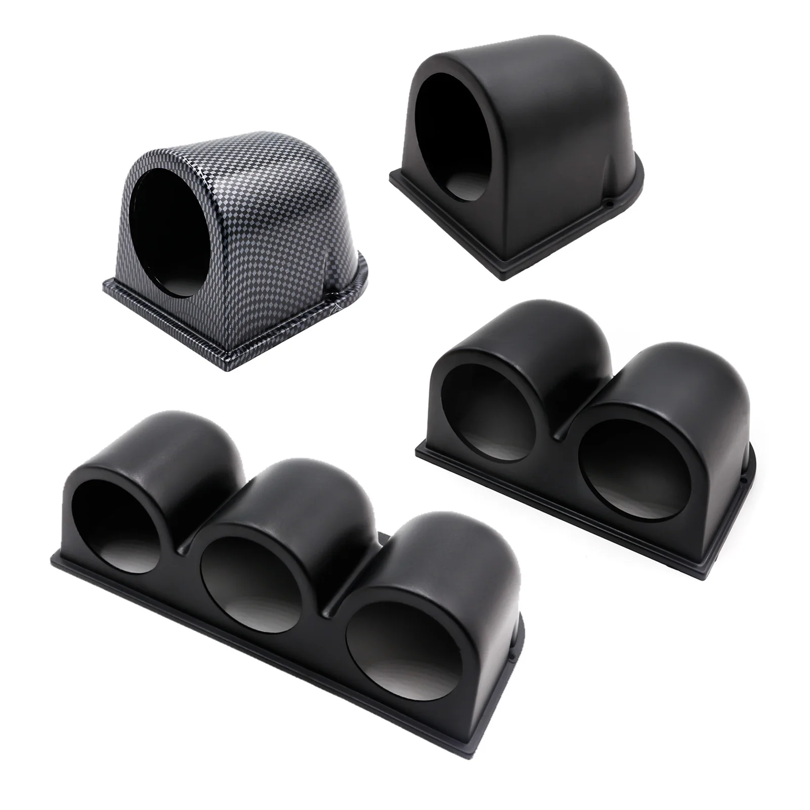 Universal 2INCH 52mm Car Meters Holder Black Single Double Triple Car Gauge Pod for Left Right Drive Car for 2 Inch 52mm Gauges - Image 4