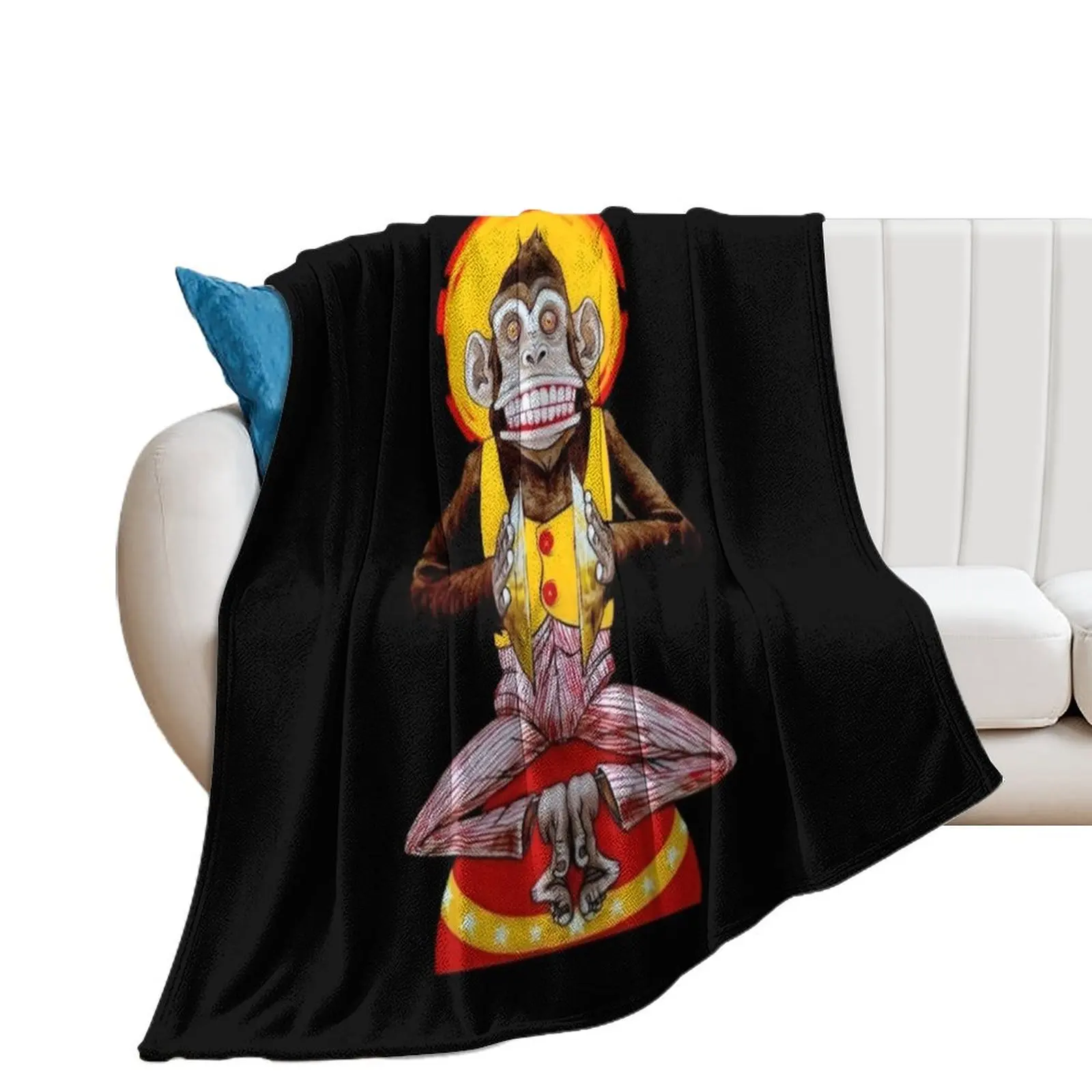 shaka ponk Throw Blanket Bed decorative Blankets