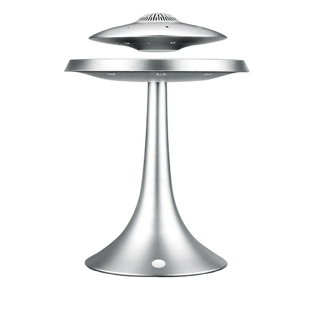 Magnetic Levitation UFO Wireless Portable Speaker with LED table lamp for  Illumination&Music Player