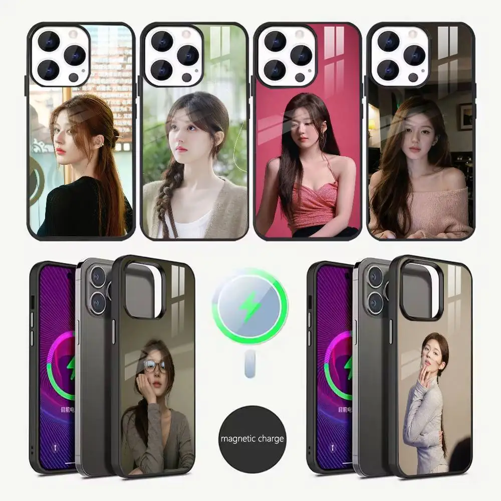 Beautiful Actress Lusi Z-Zhao Phone Case For iPhone17, 16,15,14,13,12,11,Pro,Max,Plus,SE4,Magnetic Charging