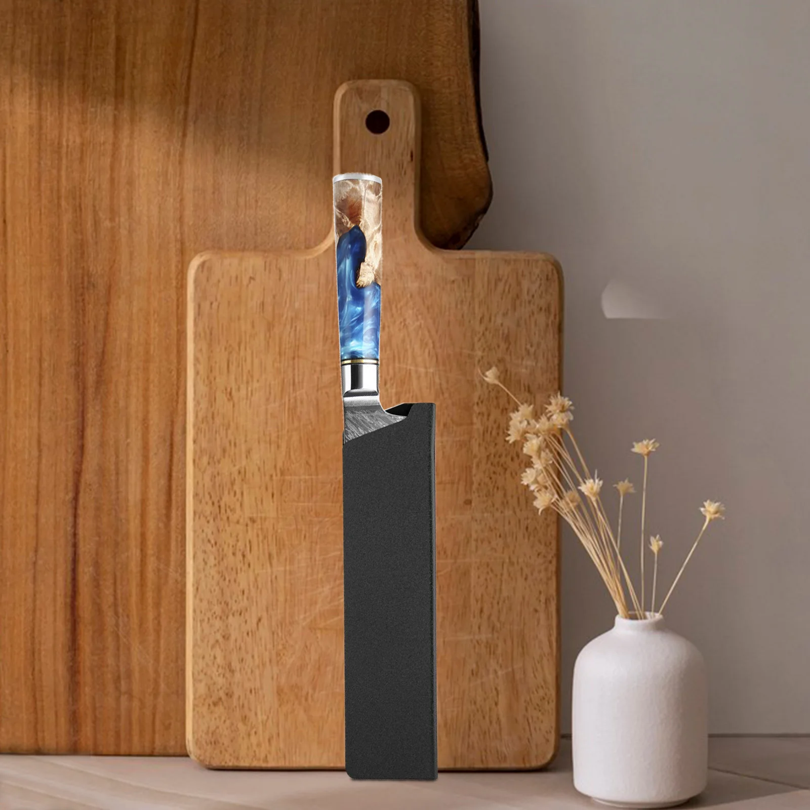 

2Pcs Waterproof Safety Knife Cover Protective Sleeve for 8 Inch Kitchen Vegetable Fruit Knife Guard Blades Guard,