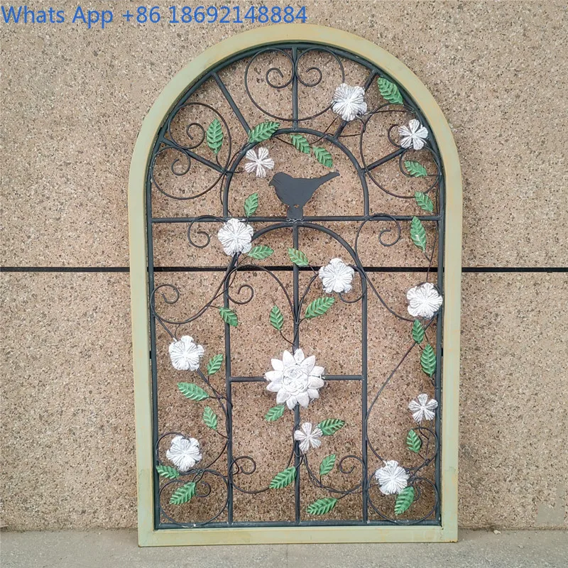 

French Arch Window Decoration Zen Wooden Fake Window French Light Vintage Wooden Window Ventilation Arch