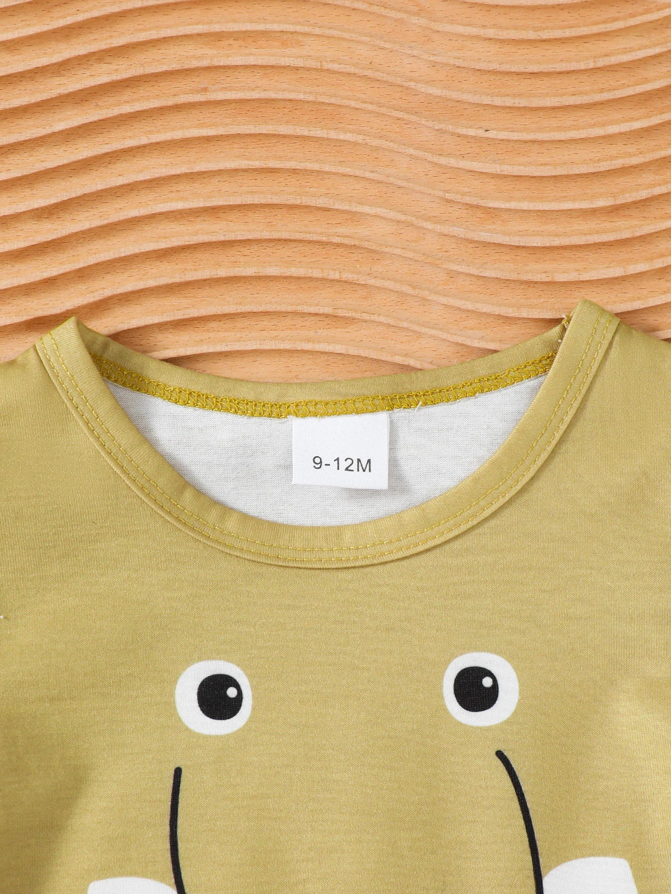 Summer  0-3 Years  Old  Infant  Baby  Boys  Elephant  Print  Short-sleeved  Casual  2-Piece  Set