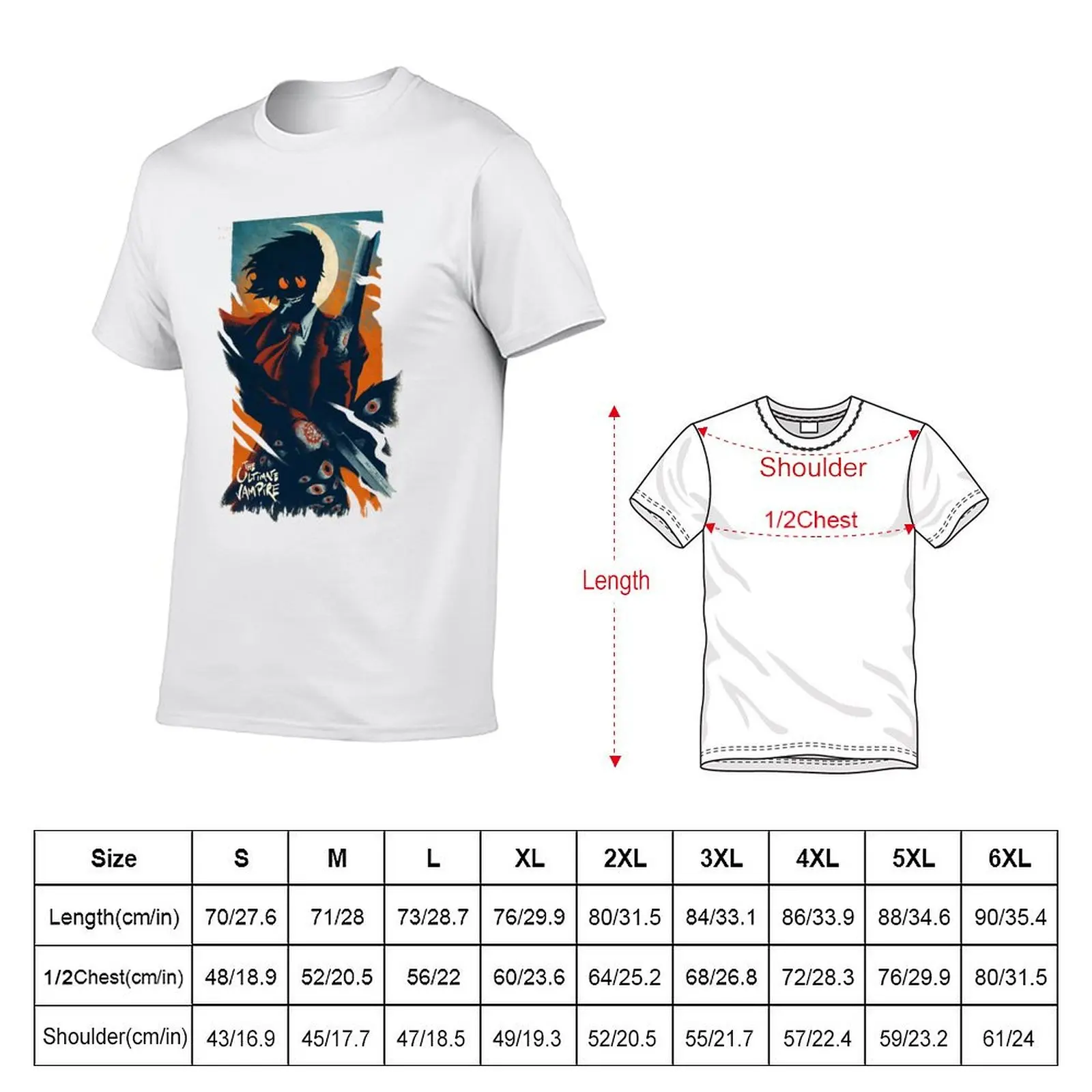 the ultimate hellsing T-Shirt cotton t shirt man t shirts for man graphic tees t shirt man casual T-shirt view 2
