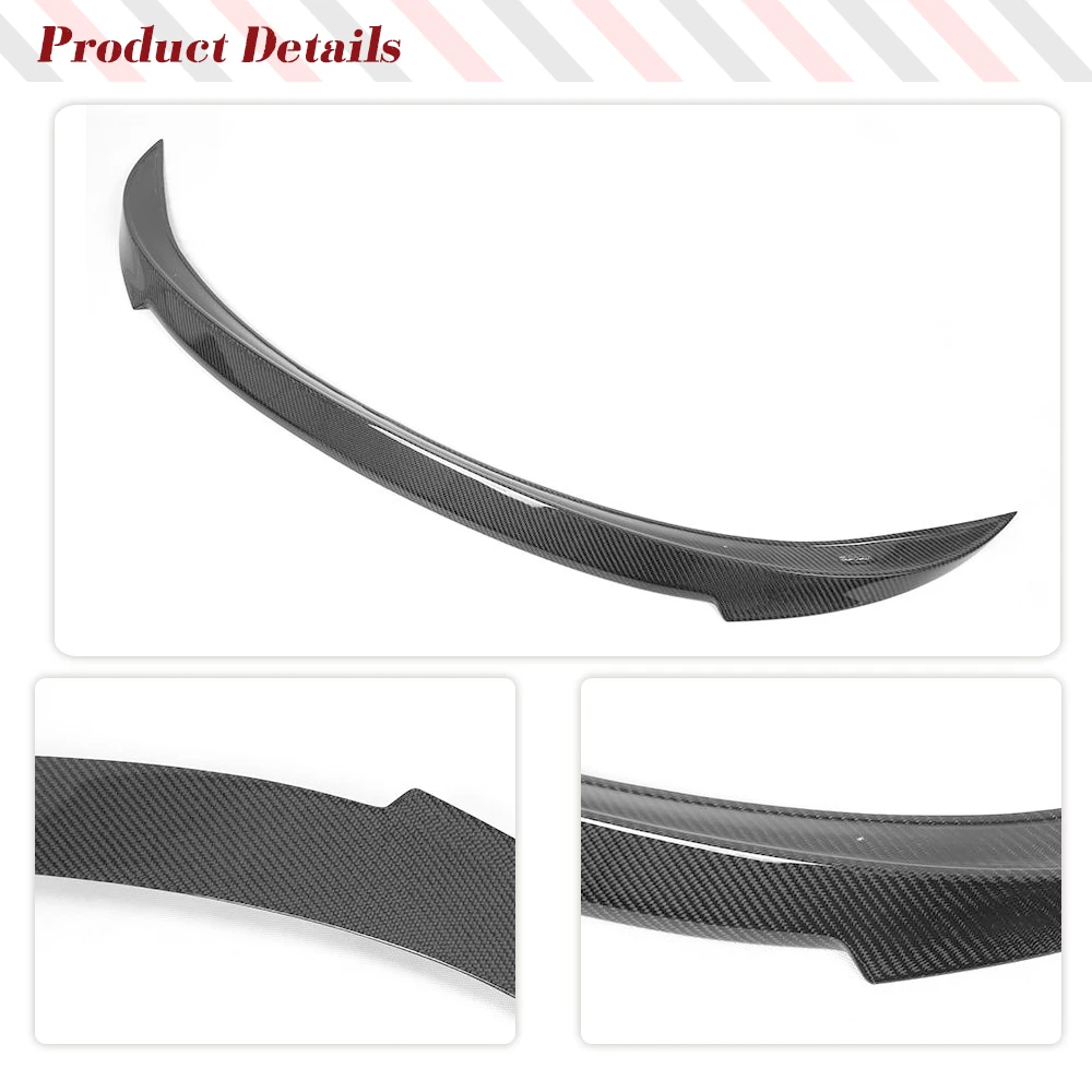 Carbon Fiber/ FRP Car Rear Spoiler Wing for BMW F06 F13 640i 650i M6 Gran Coupe 2012-2016 Car Rear Trunk Racing Spoiler Wing