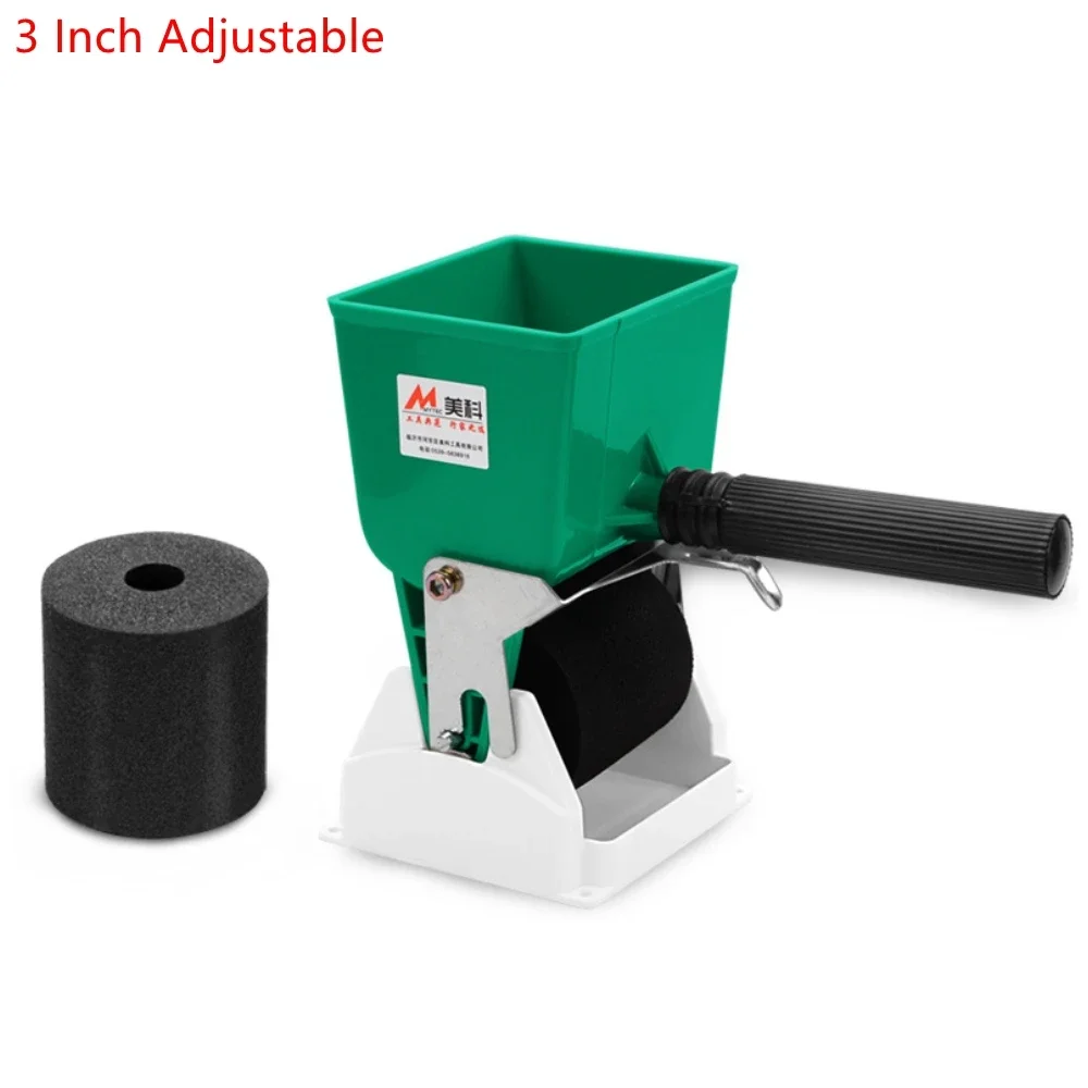 3/6 인치 수동 롤러 유형 접착제 애플리케이터 고효율 스폰지 롤러 대용량 저장 탱크 빠른 코팅 접착제 도구