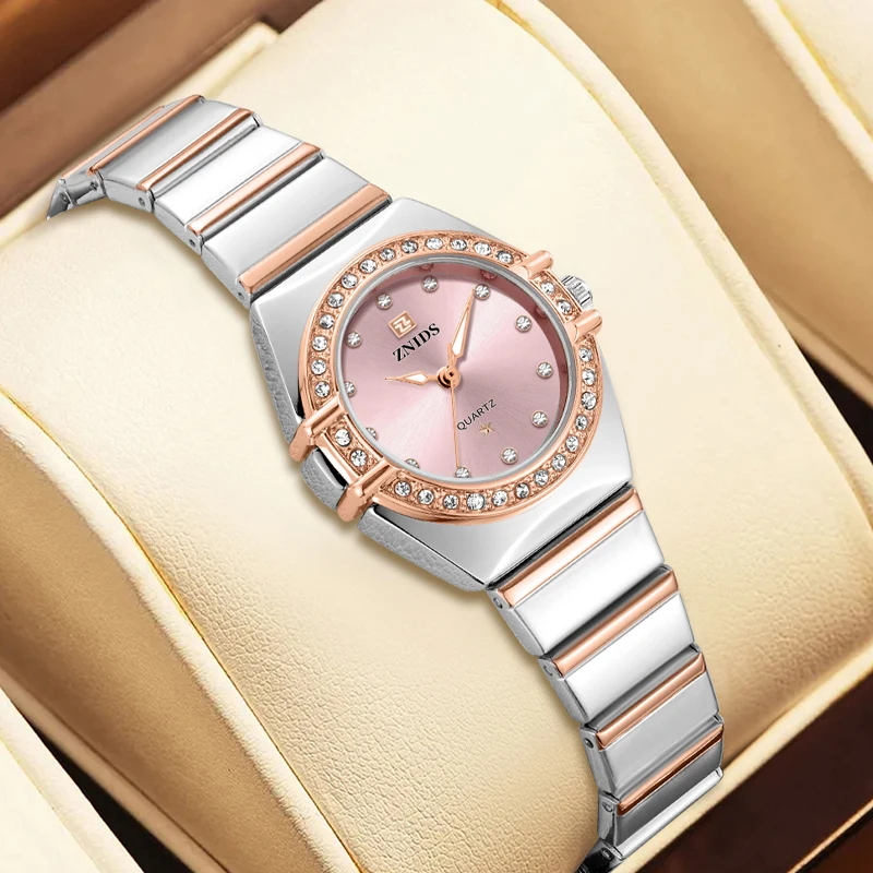 

New Zodiac Goddess Watch for Women, Workplace Brand Watch, Big-Name Women's Watch, High-End Women's Watch, Diamond-Encrusted, Fashionable, Simple, Light Luxury Women's Watch