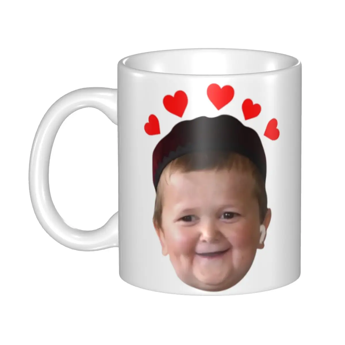 

Personalized Hasbulla Hasbulla Magomedov Meme Mugs DIY Ceramic Milk Tea Coffee Cup Outdoor Work Camping Beer Mug