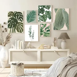 1PC Green Plant Art Design Poster Paper Print Home Living Room Bedroom Entrance Bar Restaurant Cafe Art Painting Decoration