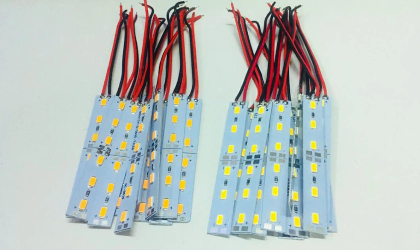 10PCS LED Bar Light 12V 24V 6LED 8CM 1W Cabinet LED Hard Strip Module Colorful for Showcase Machine Board Factory Equipment