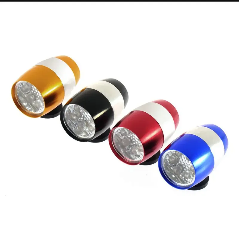 New Professional 6 LED Mini Cycling Bike Bicycle Front Head Light Warning Lamp Safety Waterproof Headlight with Lamp Holder