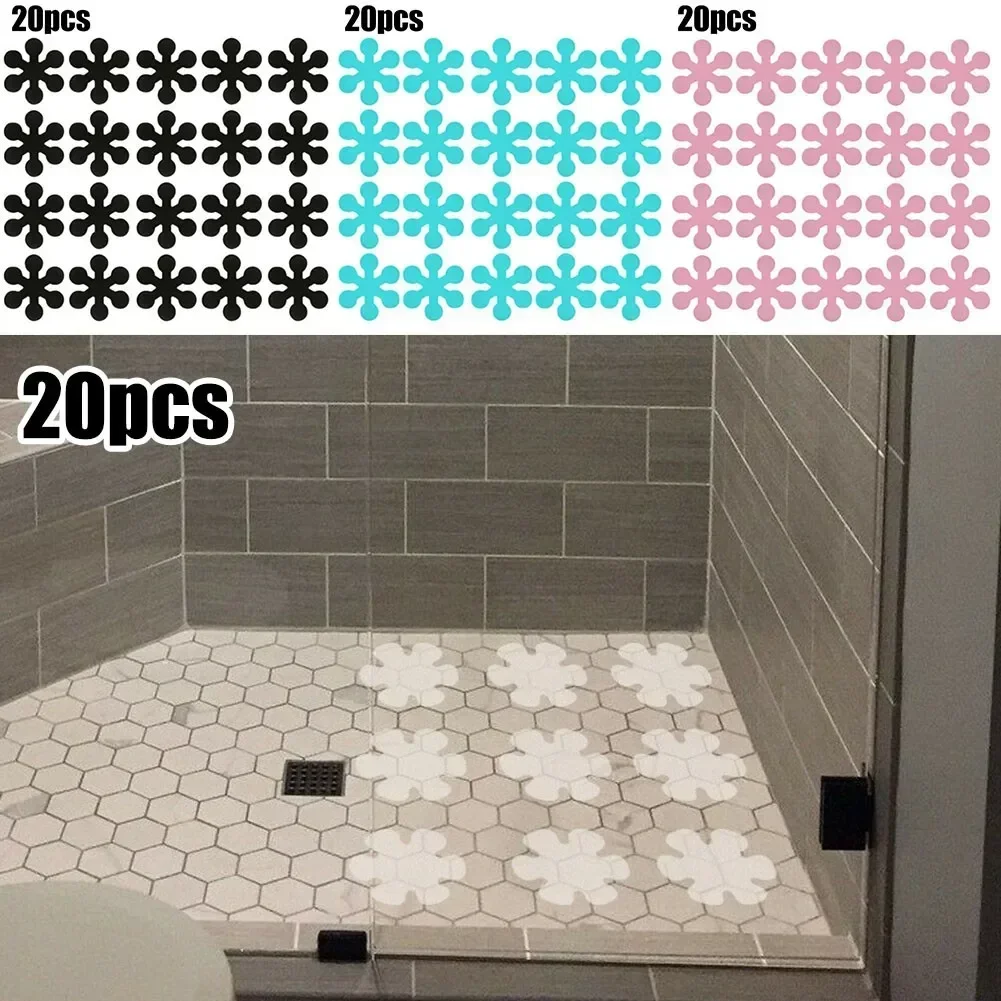 20PCS PEVA Anti-Slip Bathroom Adhesive Non Slip Stickers Showers Discs For Bathtub Shower Home Decals Stickers