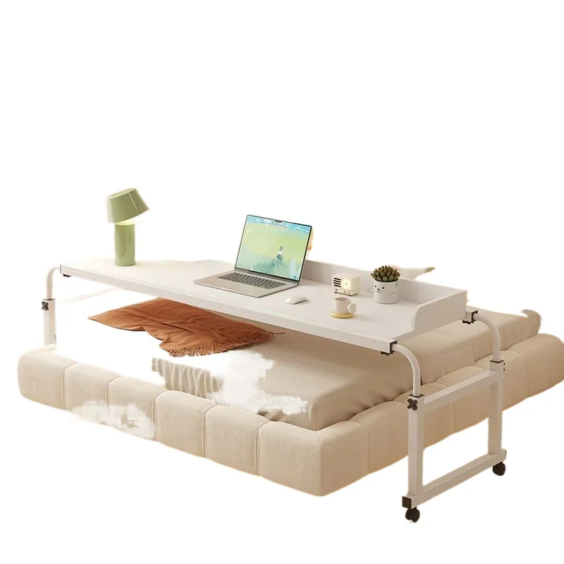 

Cross-bed removable book, computer desk, home bed lazy lift bedroom bedside table, end table