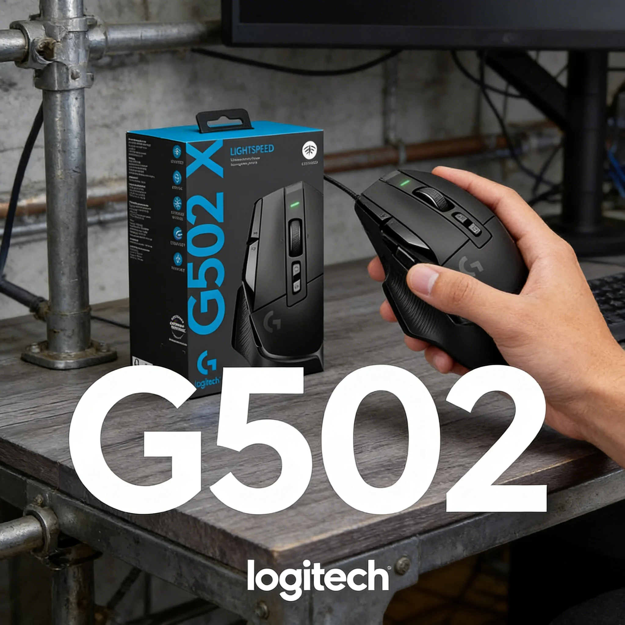 

Logitech G502 Wireless Lightspeed Mouse Replacement Parts Skeleton Shell with Left And Right Button for Gaming Mice