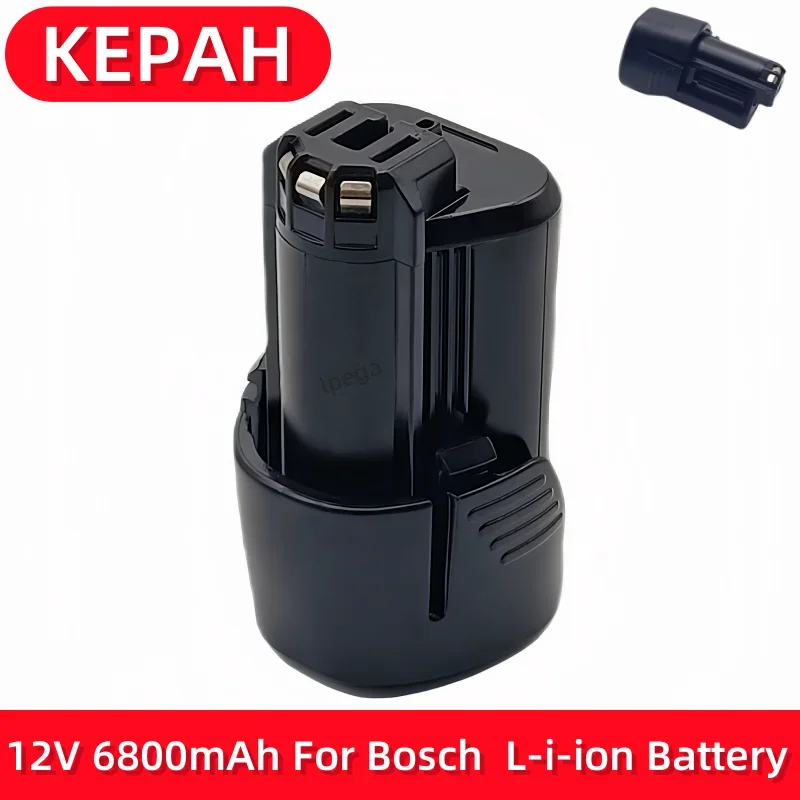 

6800mAh 10.8V 12V Li-ion BAT411 Rechargeable Battery lpega BOSCH BAT412A BAT413A D-70745GOP 2607336013 2607336014 PS20-2 PS40-2